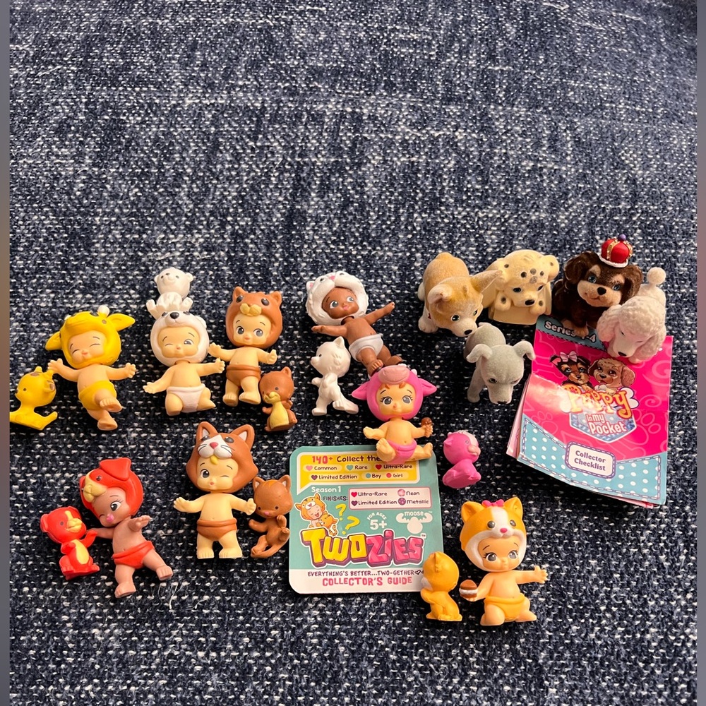 Twozies and Puppy in My Pocket Toy Bundle